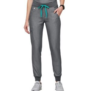 FIGS‎ Zamora Jogger Scrub Pants Graphite Gray Women XS Pockets Medical W18SW2005